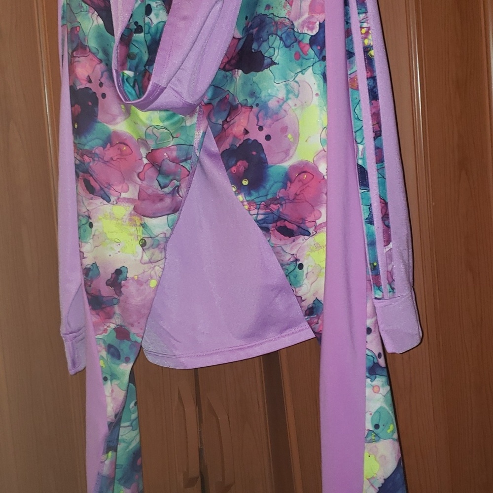 Girls addidas track suit